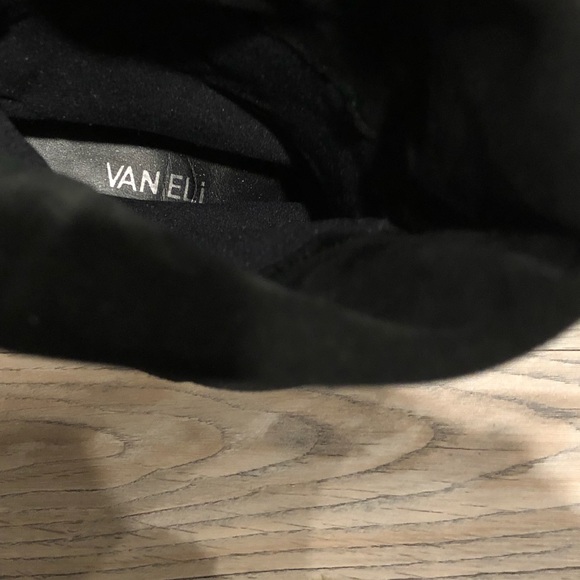 Vaneli black suede boots. Size 8 1/2. - Picture 2 of 5